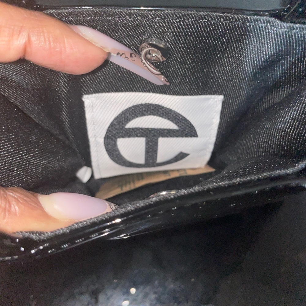 Small Black Patent Telfar Bag - Picture 7 of 9